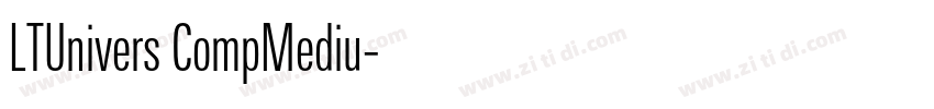 LTUnivers CompMediu字体转换